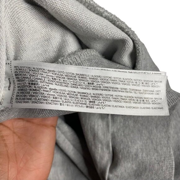 Mango Women's Message-Print Cotton-Blend Gray Sweatshirt - Picture 8 of 10